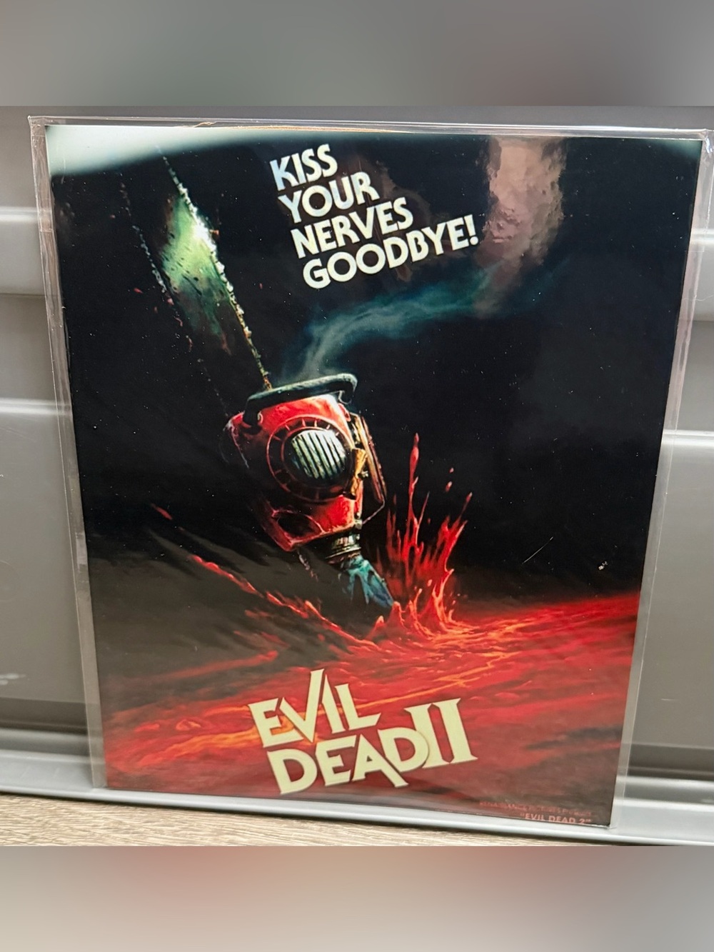 Evil Dead 2 Chainsaw 8x10” Tin Sign